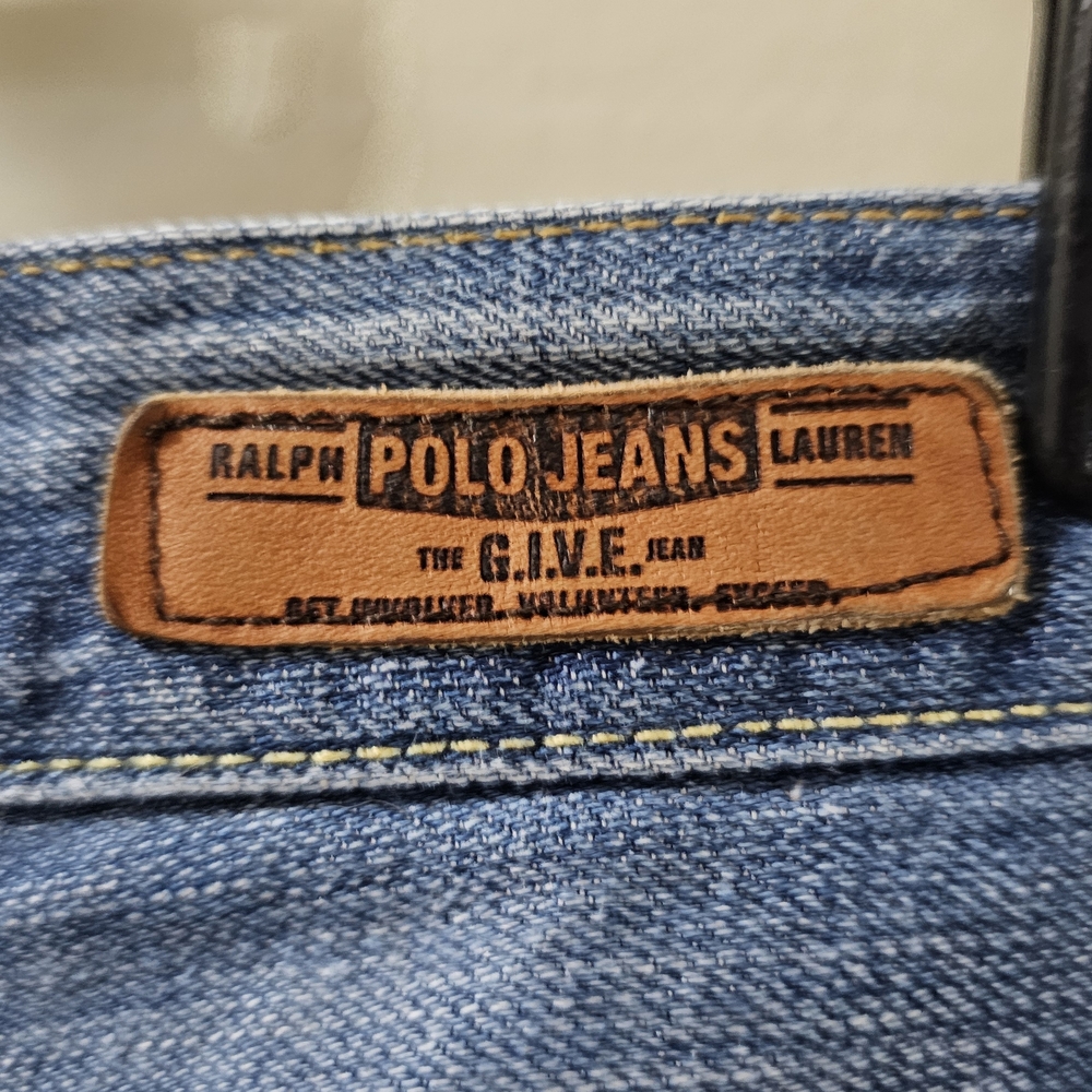 Ralph Lauren Blue Boot Cut Jeans Classic Style - Picture 3 of 5